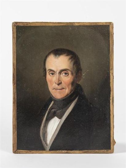 null Attribué à Adolphe ROEHNE (1762-1857)
Portrait d'homme
Huile sur toile marouflée...