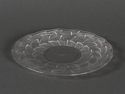 null René LALIQUE (1860-1945)
Assiette ORMEAUX N°2 dit modèle N°3047
Modèle créé...