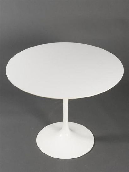 null Eero SAARINEN (1910 - 1961) 
Table de salle à manger modèle Tulip - création...