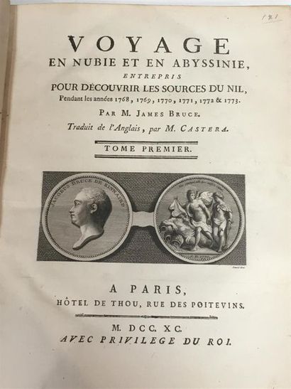 null BRUCE (James) (trad. de Jean Henri CASTERA), Voyage en Nubie et en Abyssinie...