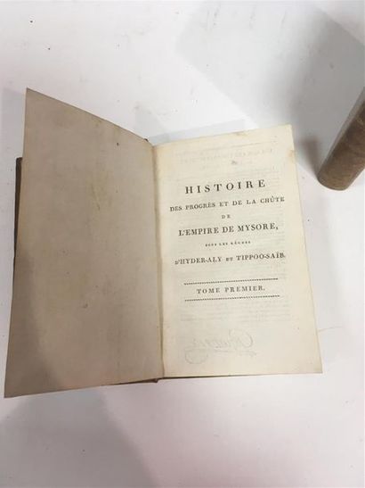 null MICHAUD (Joseph), Histoire des progrès et de la chute de l'Empire de Mysore...