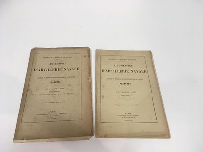 null MINISTERE DE LA MARINE ET DES COLONIES, AIDE-MEMOIRE D'ARTILLERIE NAVALE, Paris,...