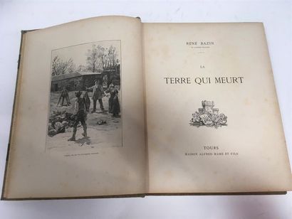 null BAZIN (René), LA TERRE QUI MEURT, Tours, Mame et Fils, s.d. In-folio, 251 pp....