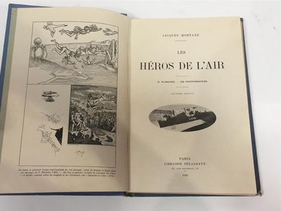 null MORTANE (Jacques), LES HEROS DE L'AIR, Paris, Delagrave, 1930. In-8°, 191 pp.
Reliure...