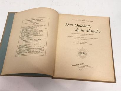 null CERVANTES SAAVEDRA (Miguel), DON QUICHOTTE DE LA MANCHE, Paris, H. Laurens,...