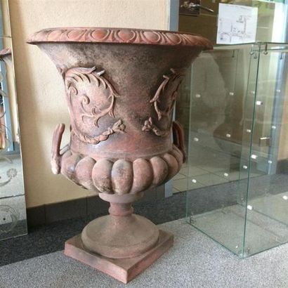 null Anduze vase en terre cuite de forme grecque classique pds : 88 kg
H : 83 cm