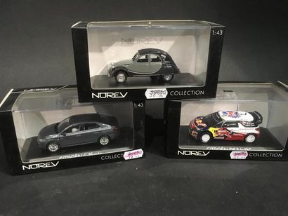 null NOREV 1/43 3 voitures Citroen DS3, 2CV et Elysee
Neuf en boite