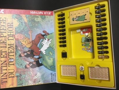 null NATHAN un jeu de société Tintin et le piège du Tooem Dhor