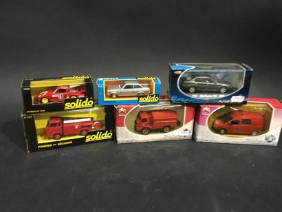 null SOLIDO 6 voitures 1/43
Porsche 935
Pompiers 1er secours
Alfa Romeo 1966
Citroen...