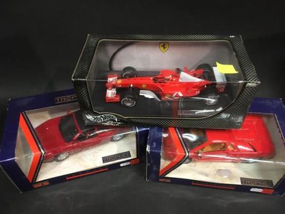 null Lot de 3 voitures 1/18 dont 2 Trophée Ferrari
Formule 1 Schumacher