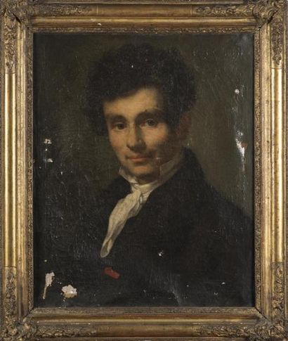 null Ecole française du 19ème siècle
Portrait de jeune homme
Huile sur toile
56 x...