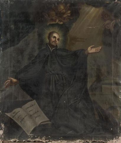 null Ecole Française début 19ème
Saint Ignace de Loyola
Huile sur toile
89 x 76 cm
(strcuture...