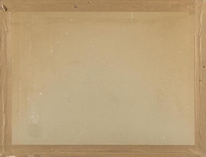 null Suite de quatre vues d'optique rehaussées 
18ème siècle
25, 5 x 42 cm