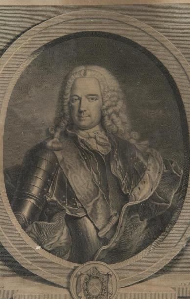 null Portrait duc de Villeroy, gravure
18ème siècle