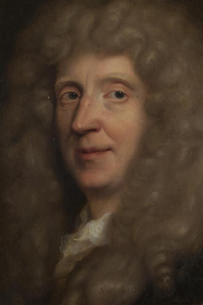 null Donatien NONOTTE (1708 - 1785)
Portrait d'homme en perruque 
Huile sur toile...