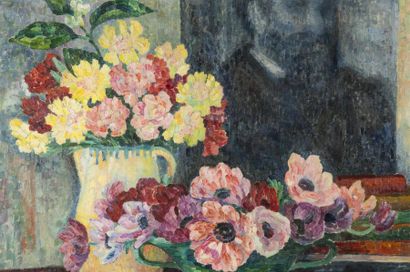 null Jeanne SELMERSHEIM DEGRANDES (1877-1958)
huile sur toile
73 x 60 cm
Signé en...