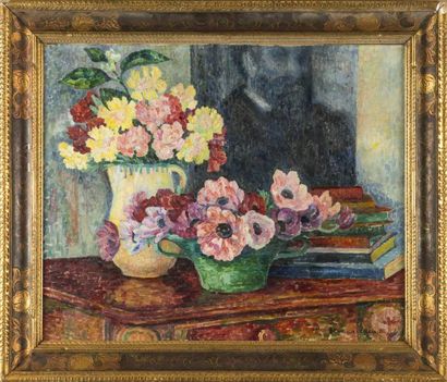 null Jeanne SELMERSHEIM DEGRANDES (1877-1958)
huile sur toile
73 x 60 cm
Signé en...