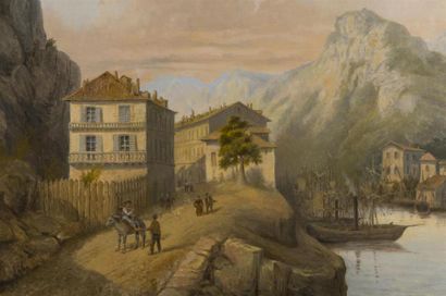null Ecole française du 19ème siècle
Paysage du Jura
Huile sur toile
81x65cm