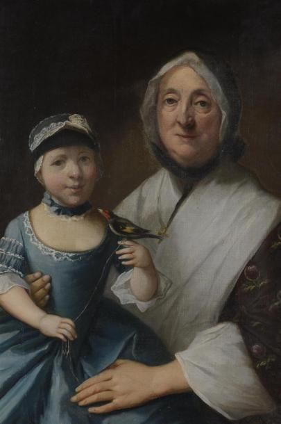 null Jacques WIBAUT (1729 - 1816)
Mère et enfant
huile sur toile marouflée sur panneau
83...