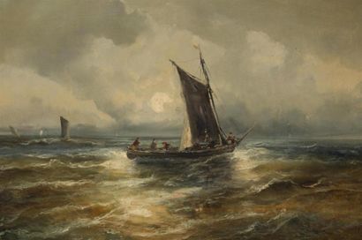 null Emile GODCHAUX (1860-1938)
Marine
Huile sur toile
85 x 115 cm