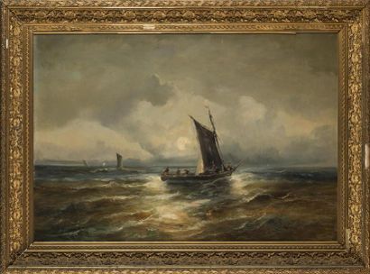 null Emile GODCHAUX (1860-1938)
Marine
Huile sur toile
85 x 115 cm