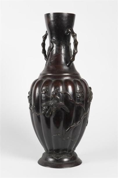 null Vase Japon en bronze 19e
H : 60cm