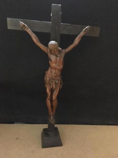 null Crucifix en bois, 19eme