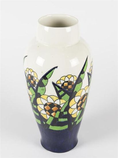 null Charles Catteau (1880-1966) et Keramis
Grand vase en céramique émaillée à décor...