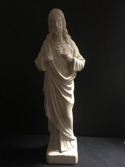 null Christ en pierre reconstitué 
H: 40 cm
