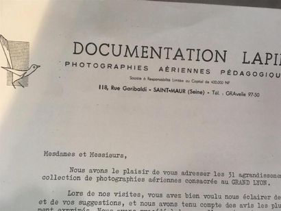 null Vues aériennes de Lyon, années 60, fichier pédagogique