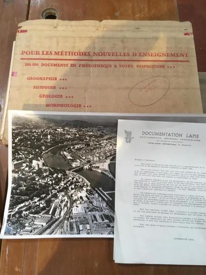 null Vues aériennes de Lyon, années 60, fichier pédagogique