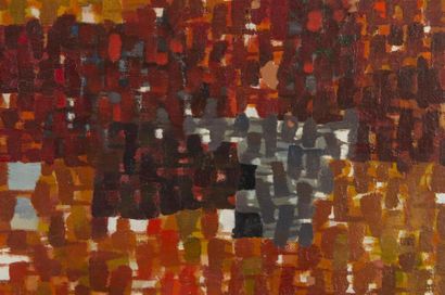 null Robert PERNIN (1895 - 1975)
Composition rouge
Huile sur toile
Signée en bas...