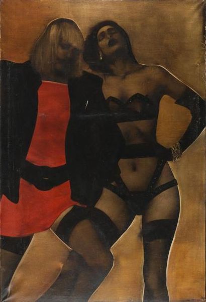 null Ares ANTOYAN (1955)
"Deux Femmes"
147 x 98 cm