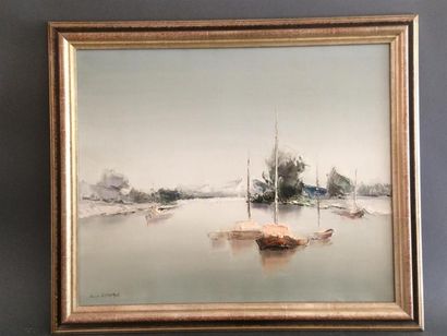 null Louis LAMARQUE
La riviere d'Auray
Huile sur toile
61 x 50 cm