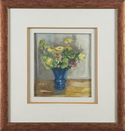 null Sven HENRICSON (1906 - 1992) 
Bouquet, toile
Sbd
