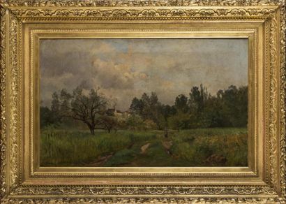 null Charles BEAUVERIE (1839 - 1924 )
Paysage
Huile sur toile
Signé en bas à gauche
50...