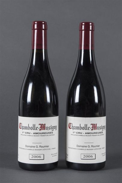 null 2 B CHAMBOLLE-MUSIGNY LES AMOUREUSES (1er Cru) quelques marques légères étiquettes...