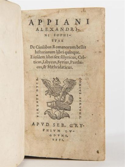 null (APPIEN) Appiani alexandrini sophistae : De civilibus Romanorum bellis historiarum...
