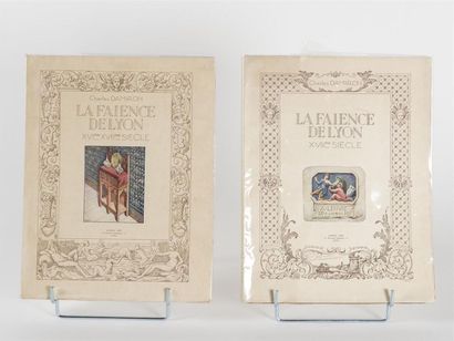 null DAMIRON (Charles). La faïence de Lyon. Paris, Dorbon Aîné, s.d. [1926], 2 volumes...