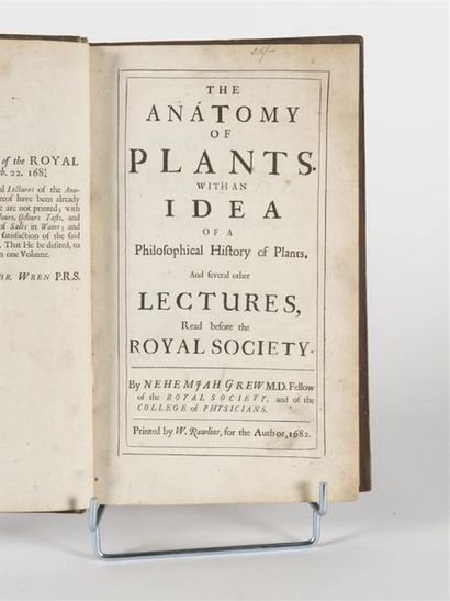 null GREW (Nehemjah). The anatomy of plants. With an idea of a philosophical history...