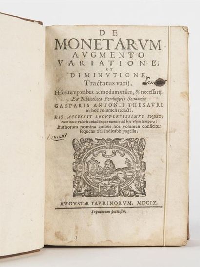 null De monetarum augmento variatione, et diminutione, tractatus varii. Hisce temporibus...