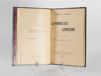 null ROSTAND (e.) : la Princesse lointaine. Charpentier et Fasquelle, 1895. (8)-98-(2)...