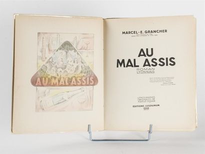 null GRANCHER (Marcel-e.) : Au mal assis.Lithographies originales de Marius DEJEAN....