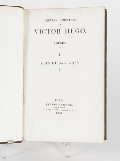 null HUGO (victor) : Odes et Ballades, suivi de les Orientales, et de Les feuilles...