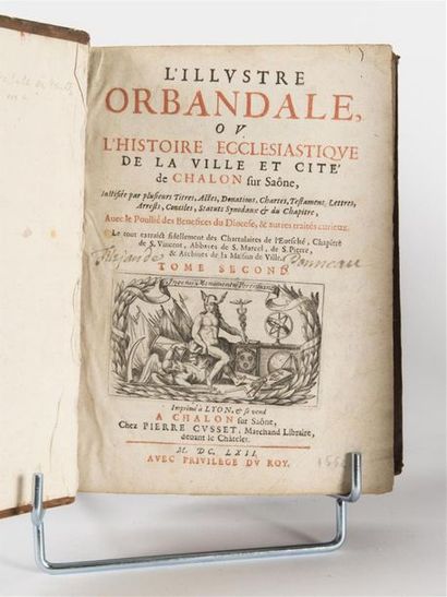 null BERTAUT (Père L.) et DURAND (Bernard) : L'Illustre Orbandale ou l'Histoire ancienne...