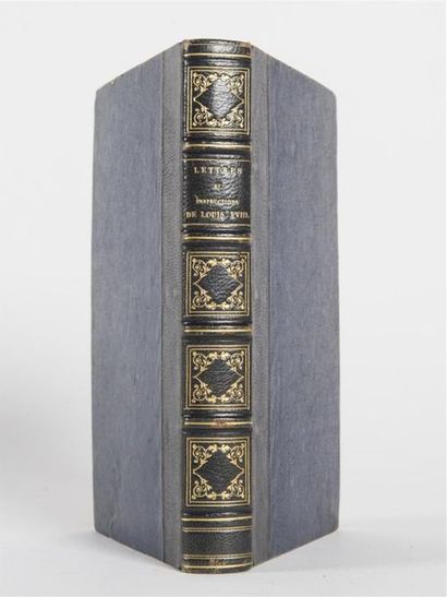null LOUIS XVIII : Lettres et instructions au Comte de Saint-Priest. D'Amyot, 1845....