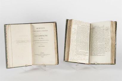 null KOCH (F.) : Mémoires pour servir à l'histoire de la Campagne de 1814. Chez Magimel,...