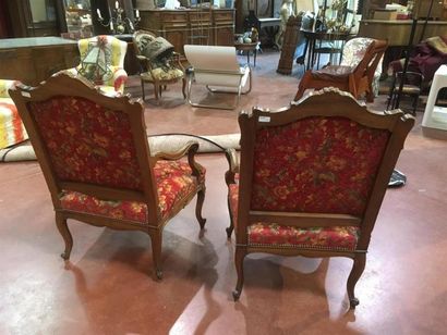 null Belle paire de fauteuils Napoléon III