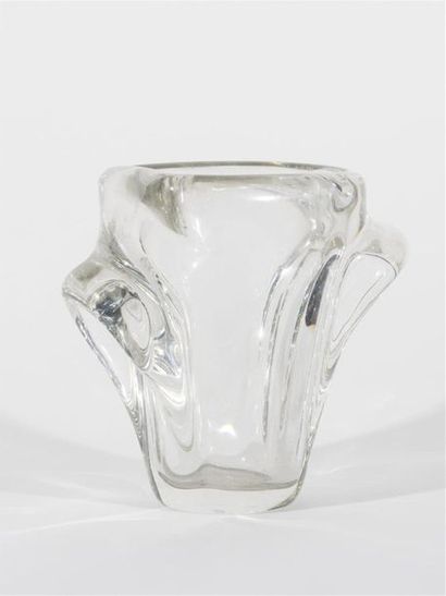 null BAYEL, vase de forme libre en cristal 
H : 17 cm