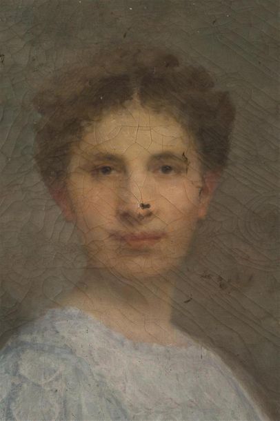 null Ecole lyonnaise des années 1900
portrait de jeune femme
huile sur toile, non...